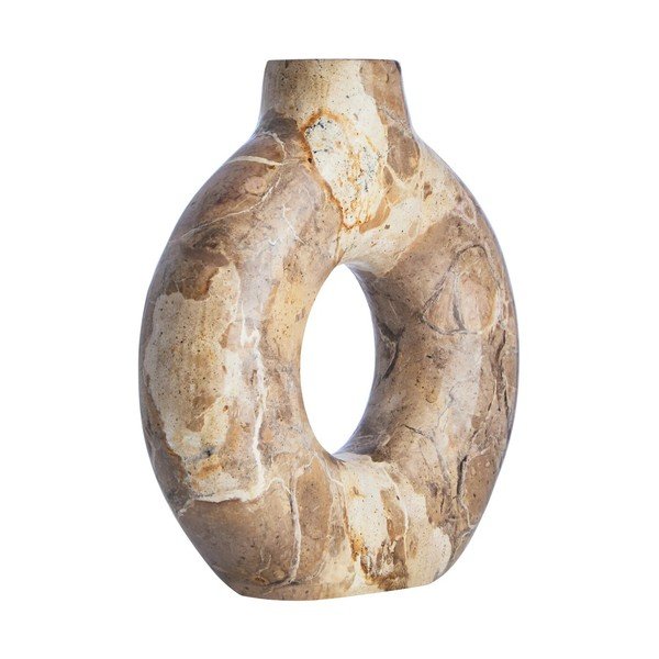 Vaso marrone in marmo (altezza totale 20 cm) Santino – Premier Housewares