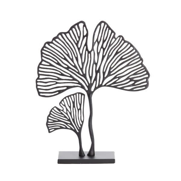 Statuetta in metallo (altezza 48 cm) Leaf - Light & Living