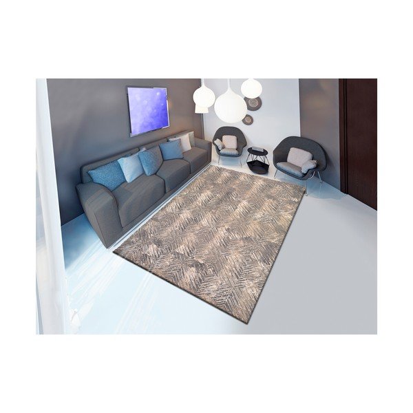 Tappeto Atik grigio e beige, 160 x 230 cm - Universal