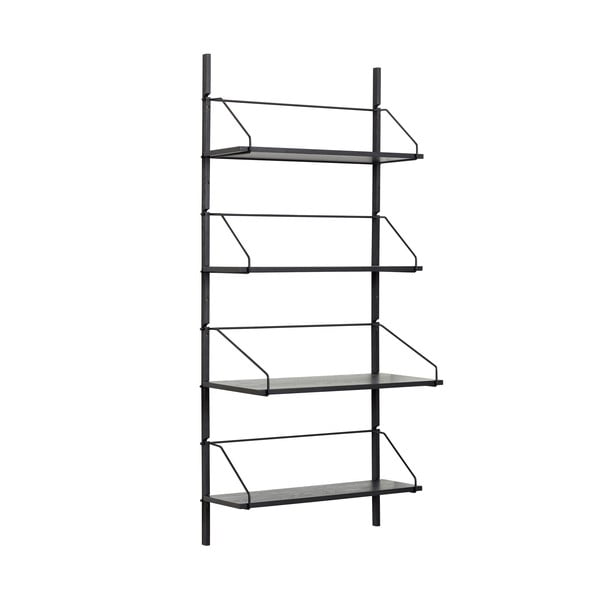 Mensola da parete nera in legno di frassino , 84 x 181 cm Norm - Hübsch-image-4