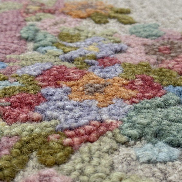 Tappeto in lana tessuto a mano 140x200 cm Elise Floral  – Flair Rugs-image-2