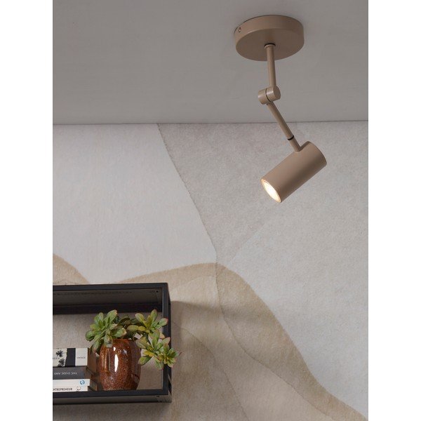 Lampada da soffitto beige con paralume in metallo ø 6 cm Montreux - it's about RoMi-image-1