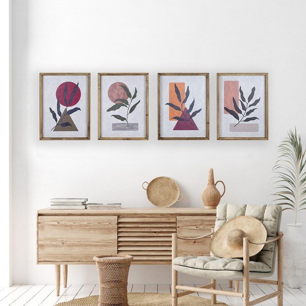 Quadro in set di 4 pezzi 36x48 cm - Kate Louise-image-1