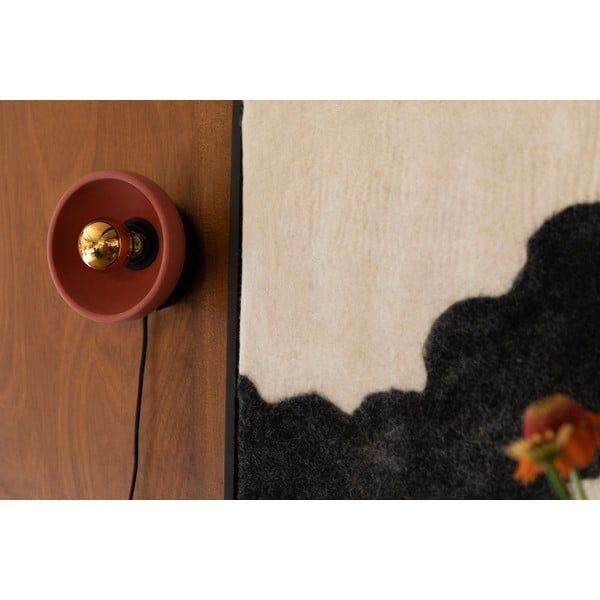 Lampada da parete in colore nero salmone Zahra - Dutchbone-image-2