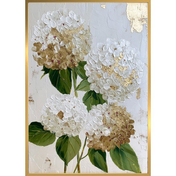 Dipinto stampato con cornice inclusa 60x90 cm Hydrangea – Styler