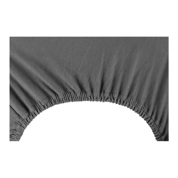 Telo elastico grigio scuro, 180/200 x 200 cm Nephrite - DecoKing-image-3