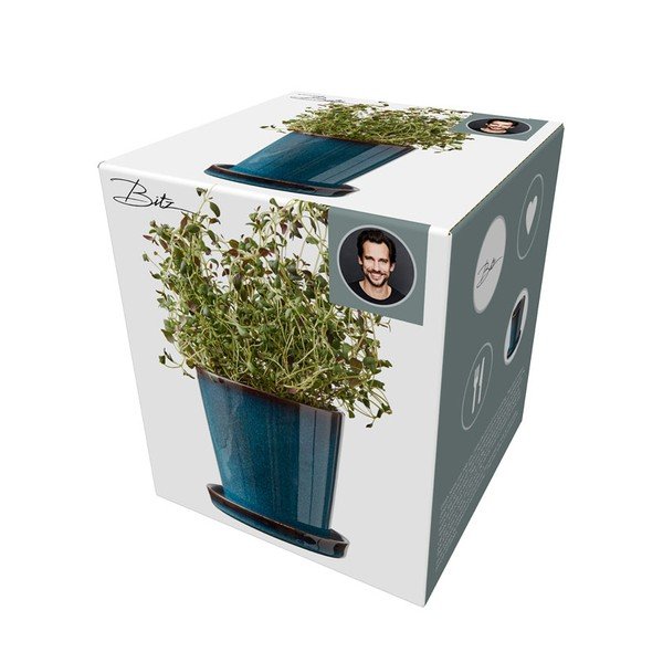 Coprivaso in gres ø 10 cm Gastro Dark Blue/Black – Bitz-image-3