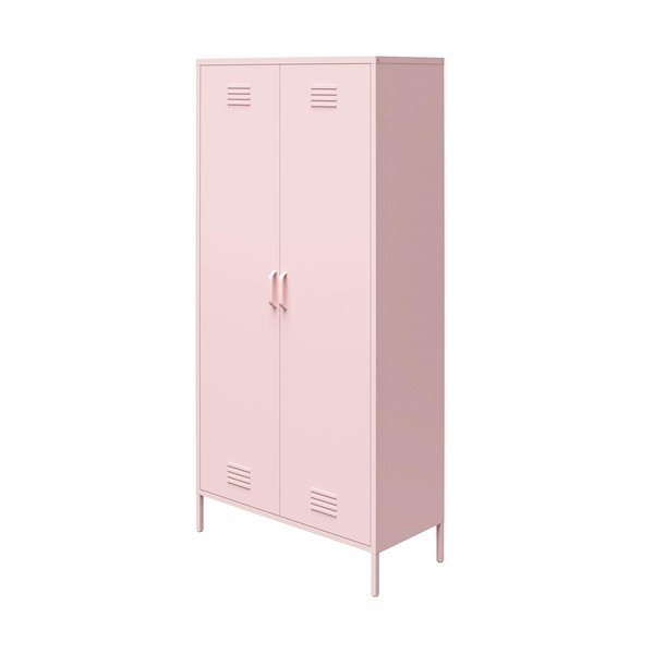 Armadio in metallo rosa 90x185 cm Cache - Novogratz-image-3