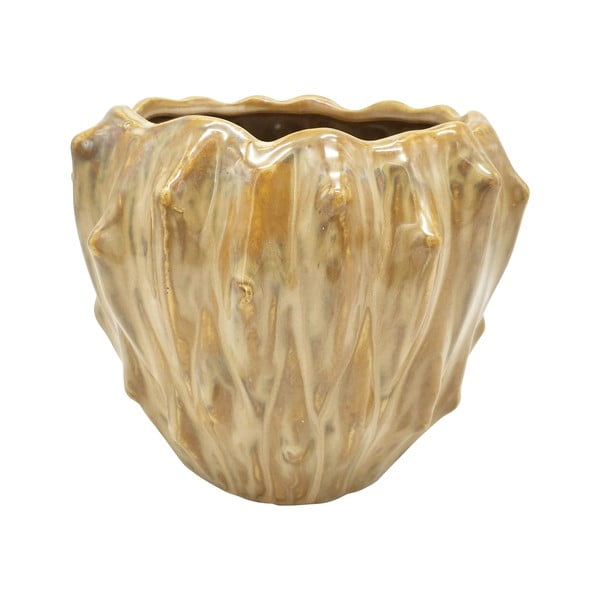 Vaso in ceramica marrone sabbioso , ø 16,5 cm Flora - PT LIVING