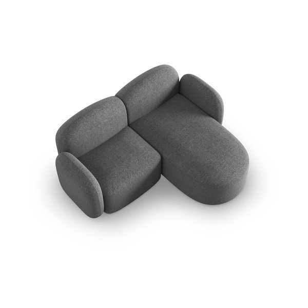 Divano angolare grigio scuro (angolo destro) Blair - Micadoni Home-image-3