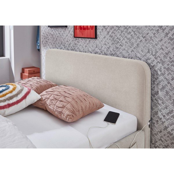 Letto da bambini beige rete non inclusa 120x200 cm Cosy – Meise Möbel-image-1