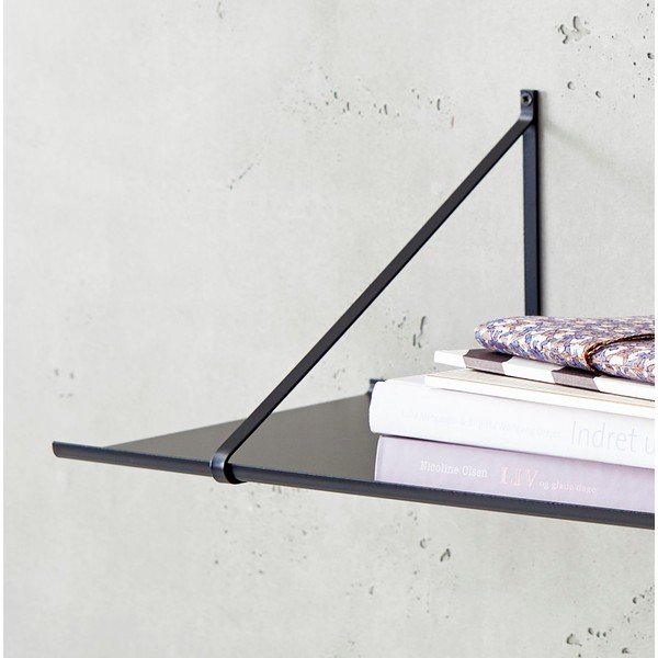 Mensola a muro nera Hammel Edge, 65 x 27 cm Edge by Hammel - Hammel Furniture-image-1