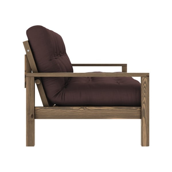 Divano letto marrone scuro 205 cm Knob - Karup Design-image-4