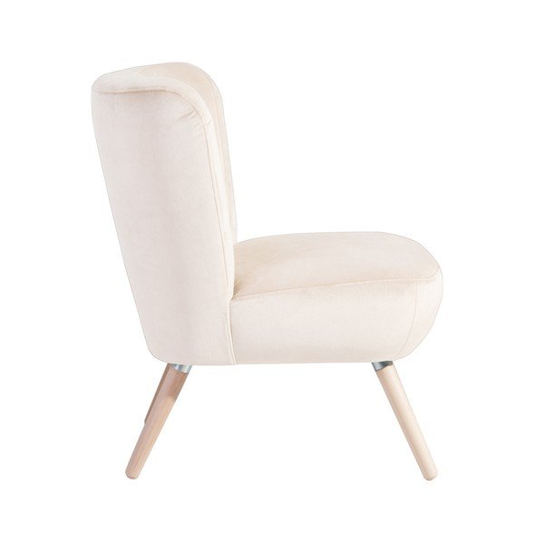 Poltrona crema Neele Velvet - Max Winzer-image-4