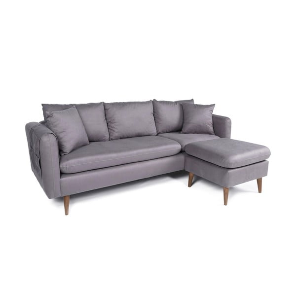 Divano grigio chiaro 215 cm Sofia - Balcab Home-image-2