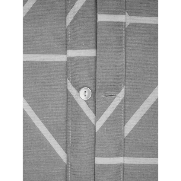 Lenzuola di flanella grigia per letto matrimoniale, 200 x 200 cm Yule - Westwing Collection-image-3