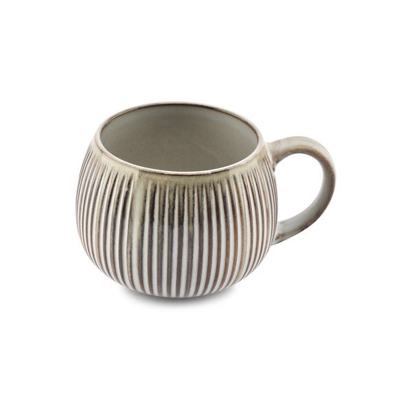 Tazza marrone/beige in gres 400 ml Arto – S|P Collection-image-3