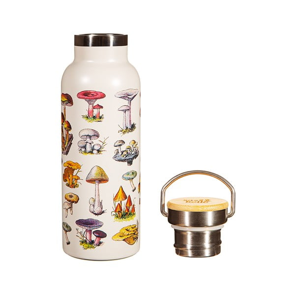 Biberon crema in acciaio inox 500 ml Vintage Mushroom - Sass & Belle-image-1
