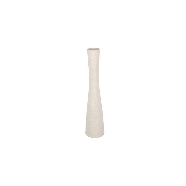 Vaso bianco in ceramica (altezza totale 40,5 cm) Cone – S|P Collection-image-2