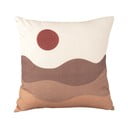 Cuscino in cotone marrone e beige Sand Sunset, 45 x 45 cm - PT LIVING