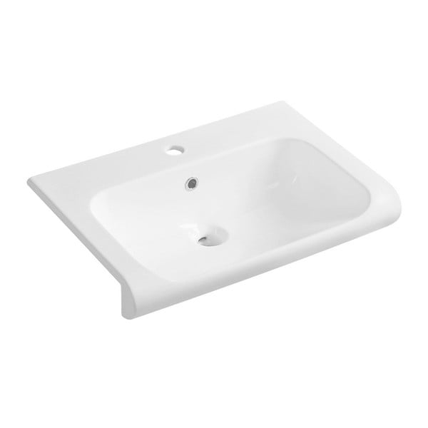 Lavabo bianco in ceramica 60x40 cm Inka – Sapho