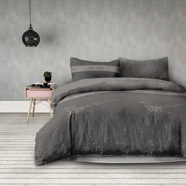 Biancheria da letto in microfibra per letto matrimoniale Eagle, 200 x 220 cm + 70 x 80 cm - AmeliaHome