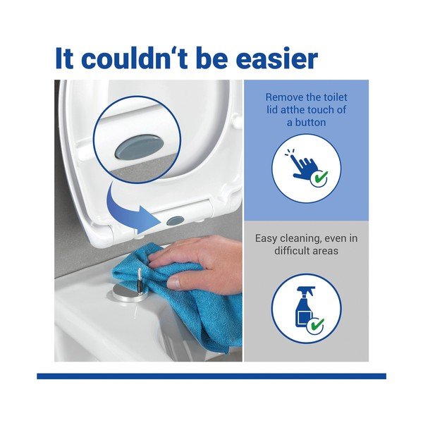 Sedile WC con chiusura Easy-Close (automatica) 36,8 x 43 Fleur – Allstar-image-3