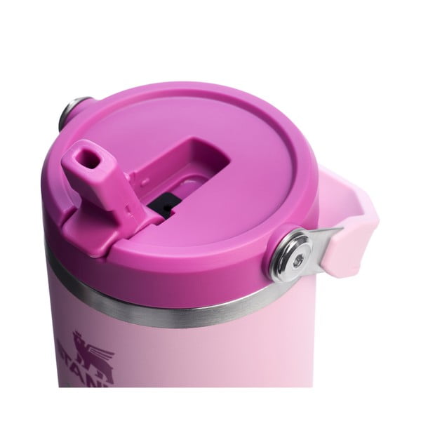 Borraccia termica rosa in acciaio inox 890 ml IceFlow™ Flip Straw 2.0 Tumbler Cherry Blossom – Stanley-image-3