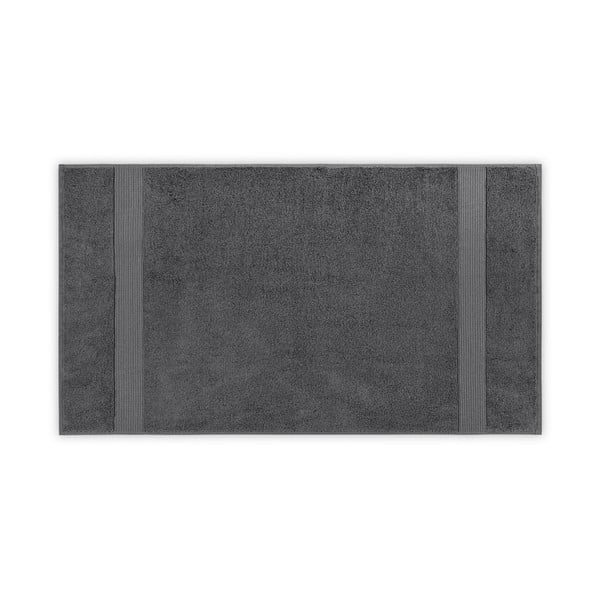 Asciugamano in cotone grigio scuro 50x30 cm Chicago - Foutastic