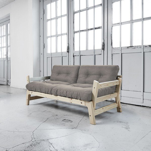 Rozkládací pohovka Karup Step Natural/Granite Grey