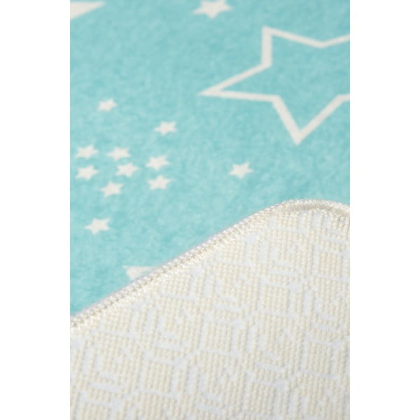 Tappeto antiscivolo blu per bambini Star, 100 x 160 cm Stars - Conceptum Hypnose-image-3