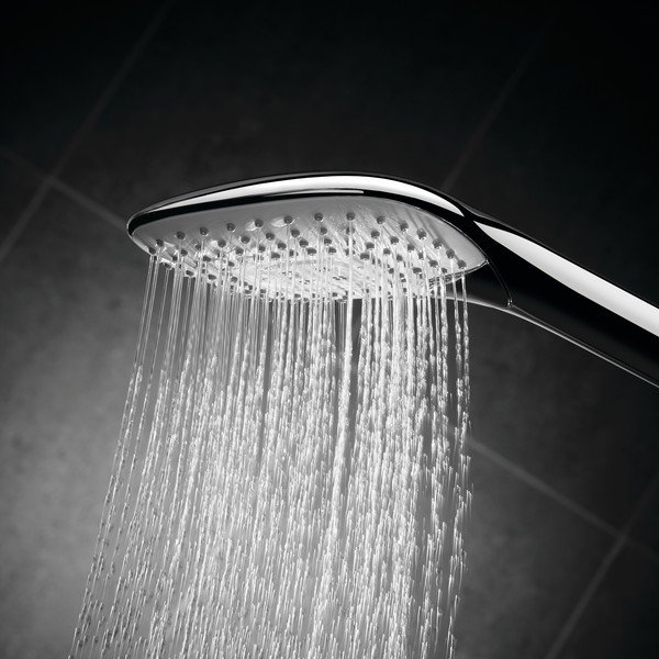 Soffione doccia da doccia in plastica argentato effetto lucido IdealRain Evo Jet - Ideal Standard-image-3