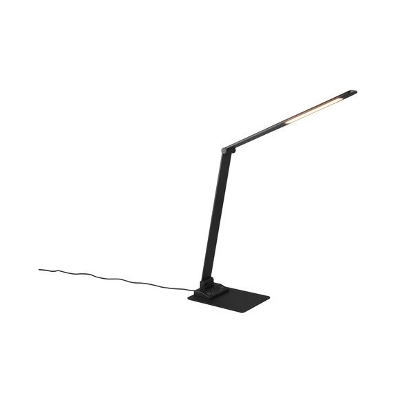 Lampada da tavolo dimmerabile a LED nera (altezza 72 cm) Travis - Trio-image-1