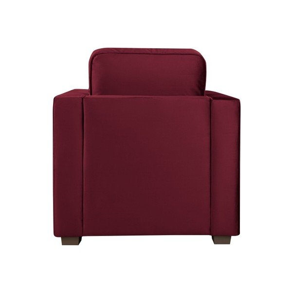 Křeslo v barvě burgundy Cosmopolitan Design Denver-image-3