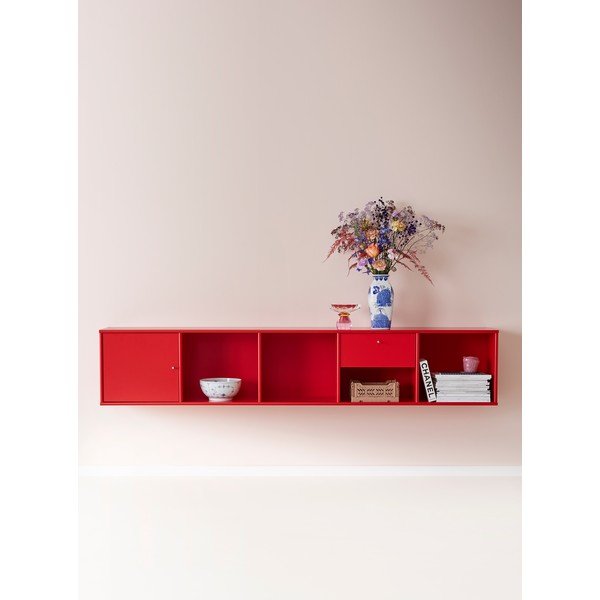 Libreria a parete rossa 108 Mistral - Hammel Furniture-image-4