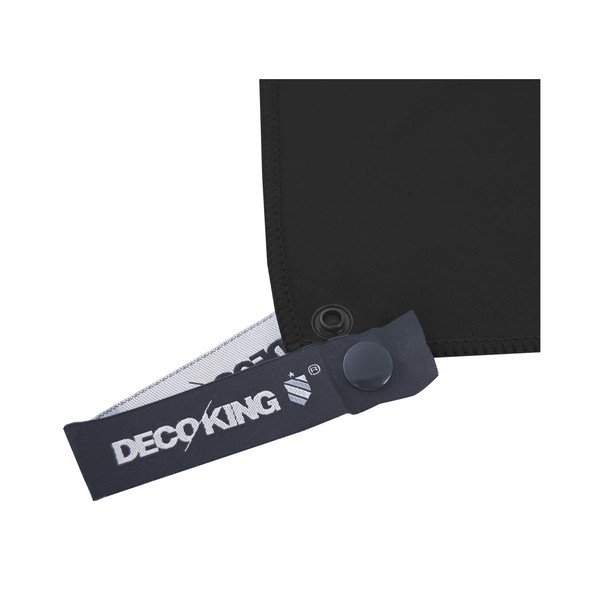 Asciugamano nero ad asciugatura rapida EKEA, 80 x 160 cm Ekea - DecoKing-image-4