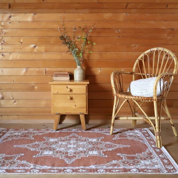 Tappeto arancione per bambini 100x150 cm Lalitha - Nattiot-image-2