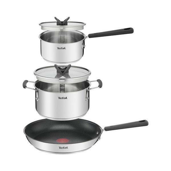 Set di pentole in acciaio inox 5 pezzi Opti' - Tefal-image-2