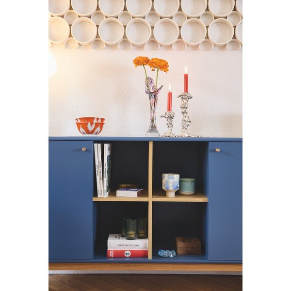 Cassettiera bassa blu scuro 175x80 cm Color Living - Tom Tailor-image-3