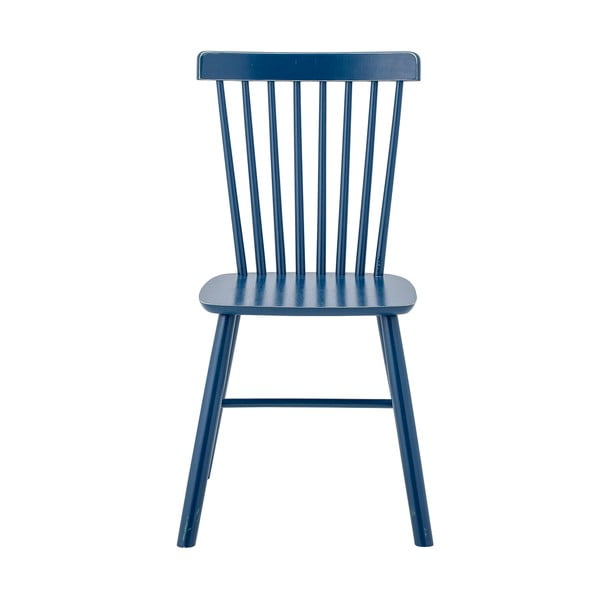 Sedie da pranzo in legno di gomma blu in set di 2 Mill - Bloomingville-image-2