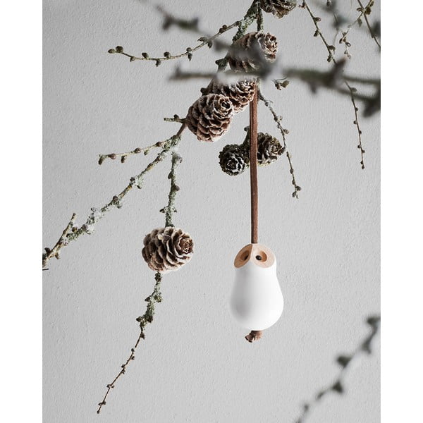 Ornamento natalizio in legno Owl - Rosendahl-image-1