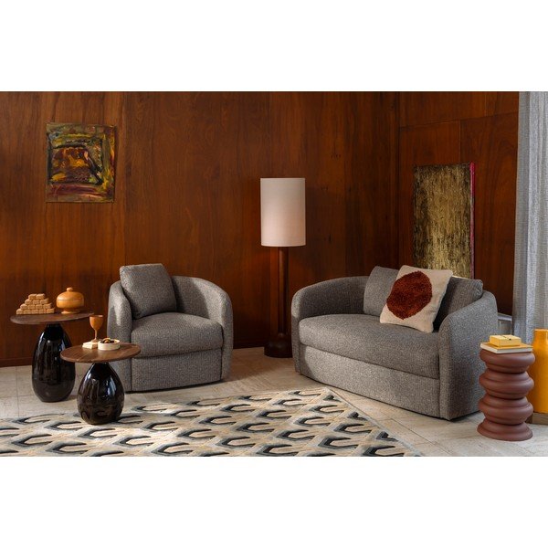 Divano grigio 143 cm Boho - Dutchbone-image-1