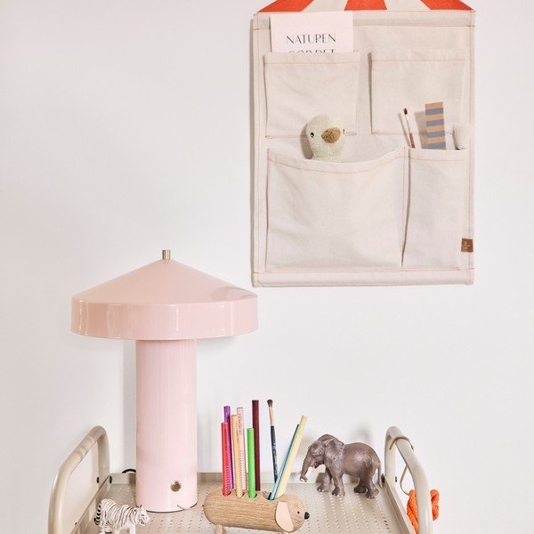 Organizer da appendere color crema in tessuto 40x1x60 cm Circus – OYOY Mini-image-1