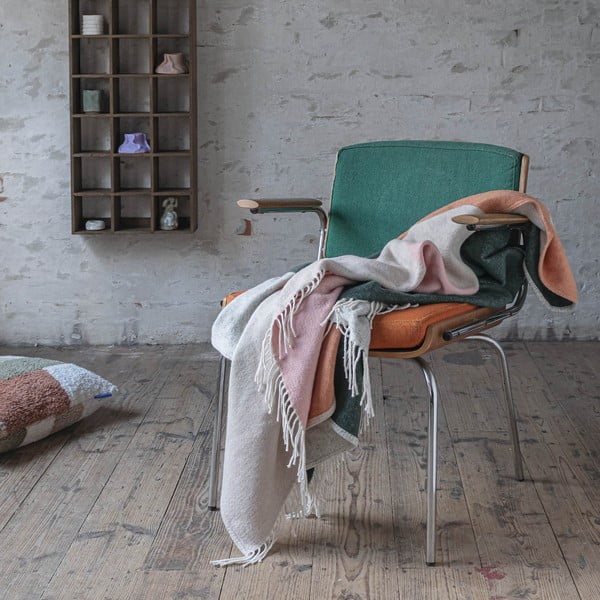 Coperta color verde-mattone 125x190 cm Brick - Mette Ditmer Denmark-image-4