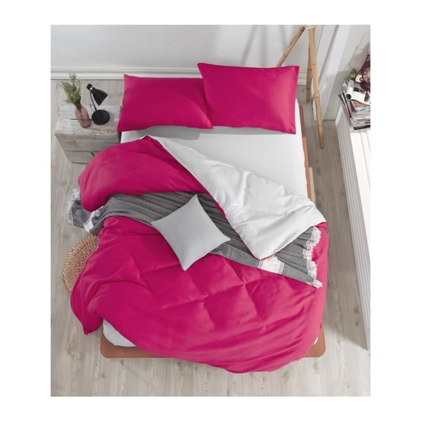 Biancheria da letto matrimoniale con lenzuolo Permento Ladida, 200 x 220 cm - Mijolnir