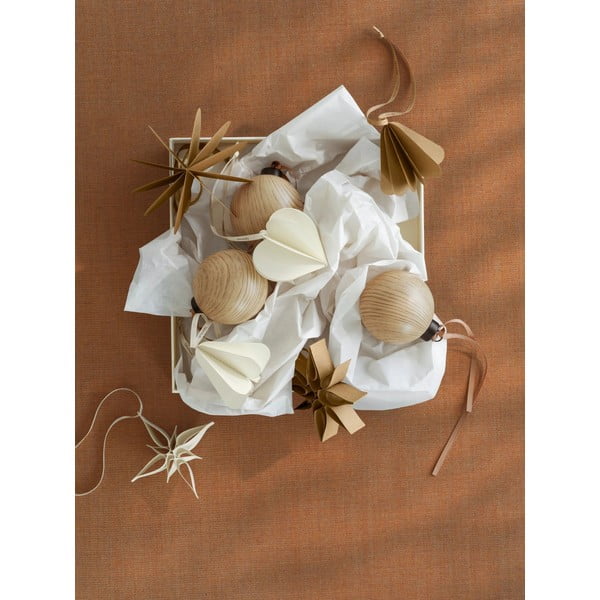 Decorazioni per albero di natale in set in carta 4 pz 6,5 cm Kazary – Blomus-image-2