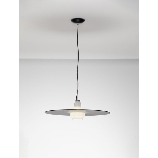 Lampadario nero opaco in acciaio ø 60 cm Lora – Nova Luce-image-3