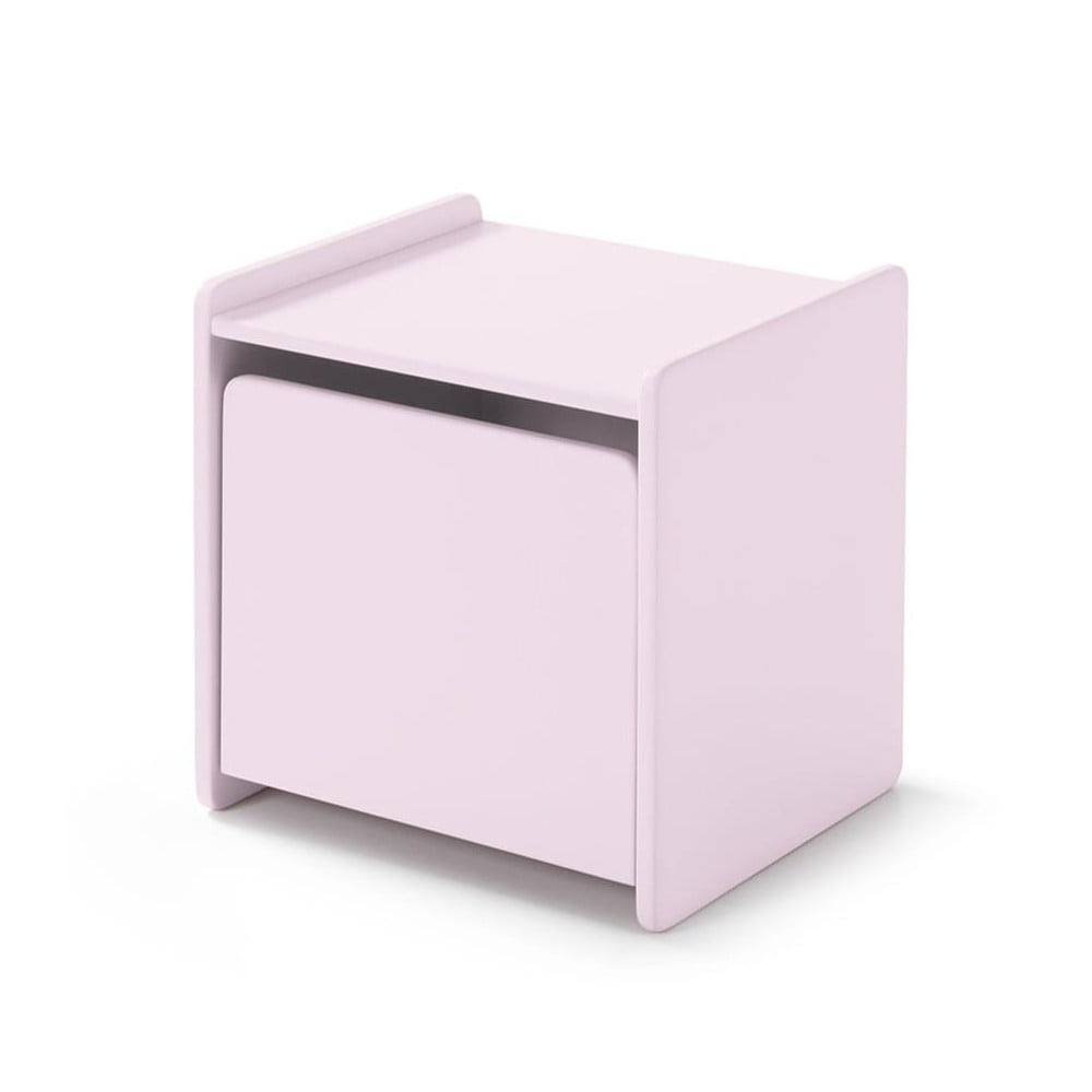 Comodino rosa Kiddy - Vipack | Comodini per bambini