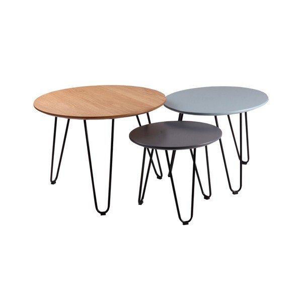 Set di 3 tavoli contenitori Nero - sømcasa