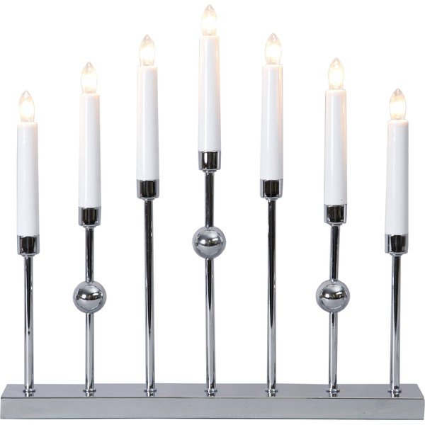 Portacandele LED con alimentazione a corrente (altezza totale 37 cm) Gustavo – Star Trading-image-3